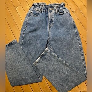 Pac Sun paper bag mom jeans